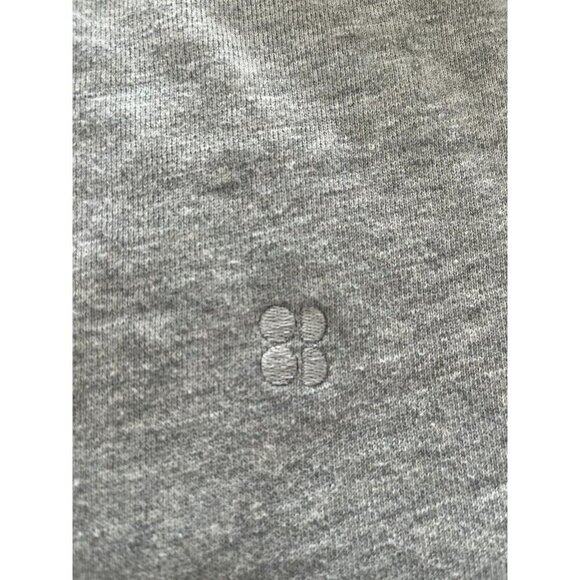 SWEATY BETTY Essentials Crew Neck Women's Size XS Gray Sweatshirt Slouchy - Picture 7 of 8